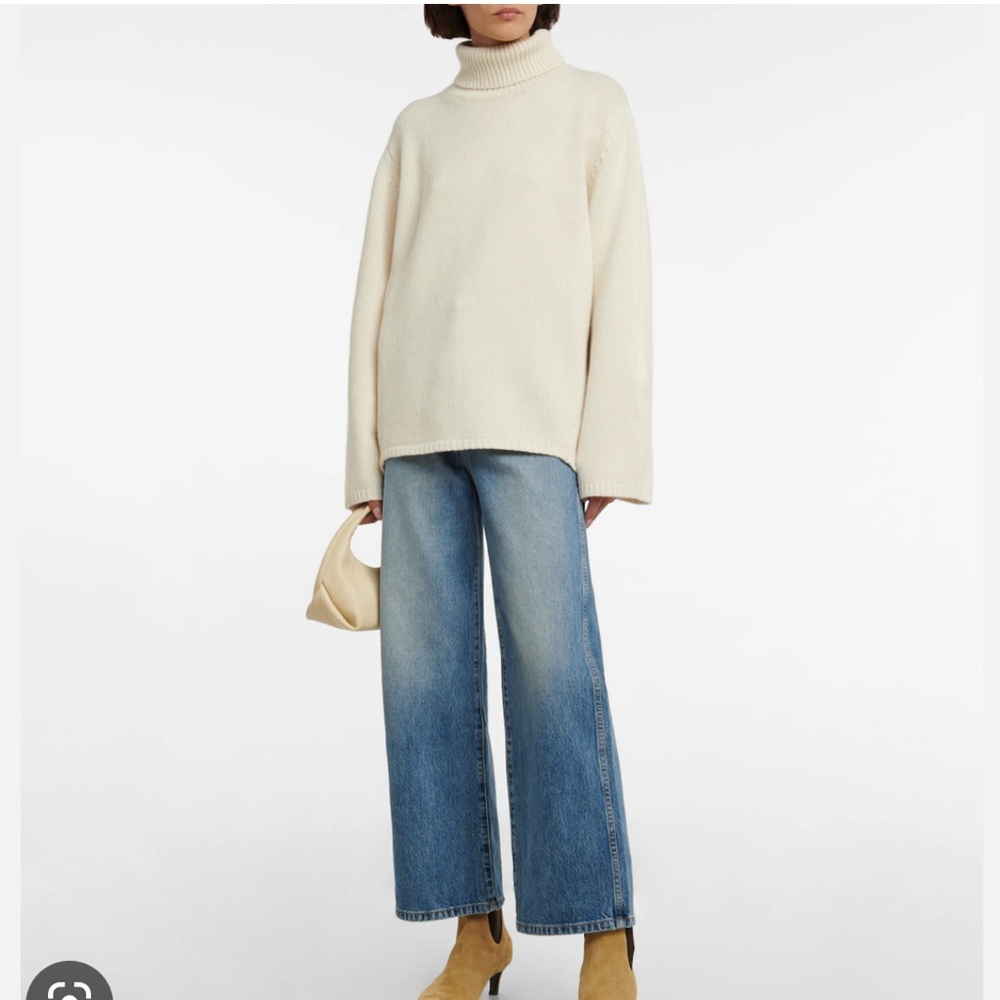 Toteme wool and cashmere turtleneck sweater